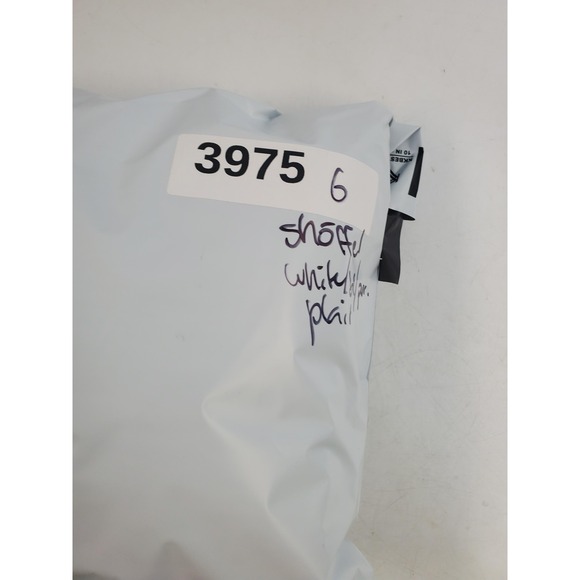 Schoffel Shirt Mens 17.5 White Purple Blue Check Classic Fit Long Sleeve Cotton - Picture 7 of 7